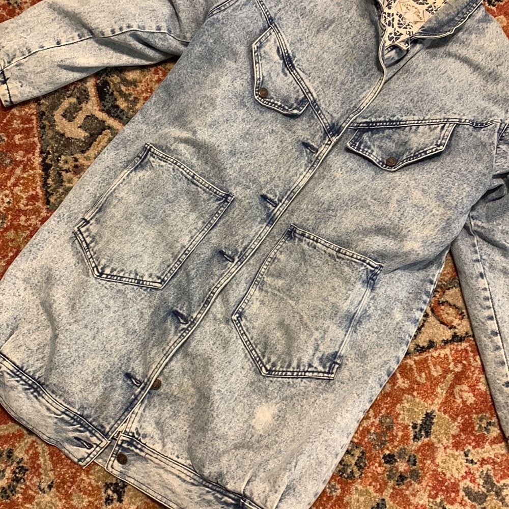 1980s California Gold Rush denim jacket